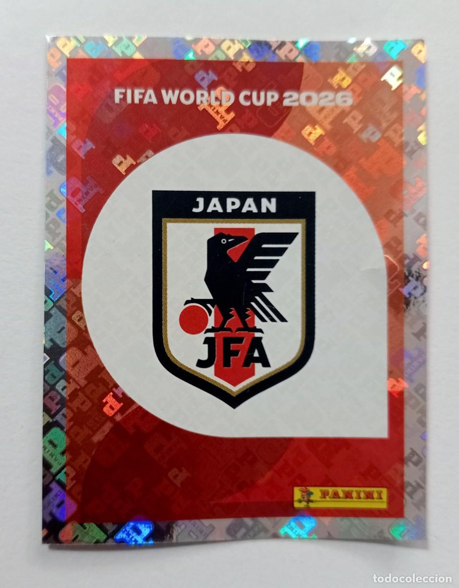 Cromos de F&uacute;tbol: CROMO ALBUM MUNDIAL 2026 PANINI: ESCUDO JAP&Oacute;N