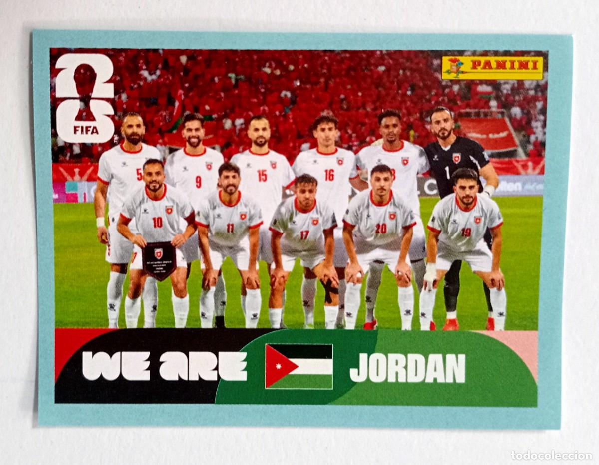 Figurine di Calcio: CROMO ALBUM MUNDIAL 2026 PANINI: EQUIPO JORDANIA