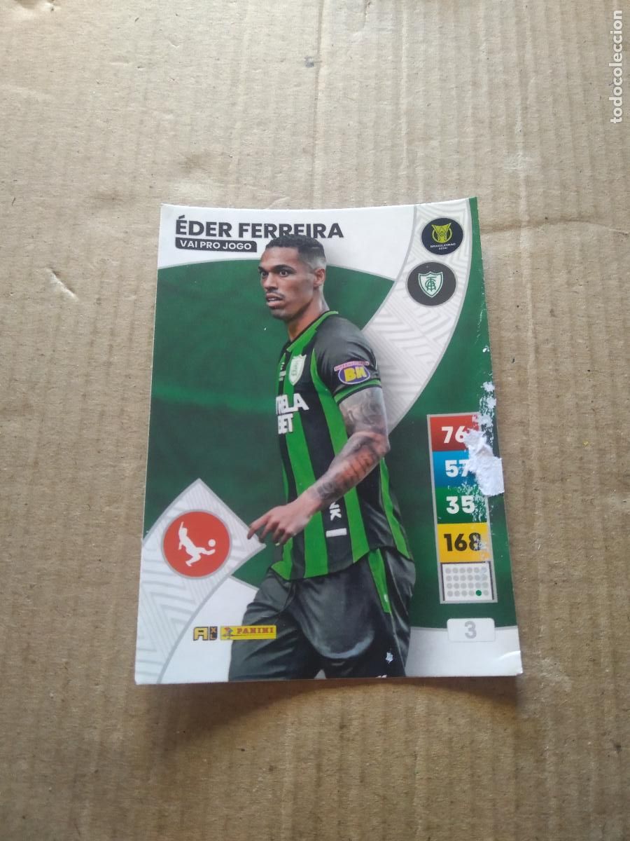 Cromos de Futebol: 3 EDER FERREIRA Am&eacute;rica-MG CROMO FUTBOL PANINI ADRENALYN LIGA BRASIL 2023 BRASILEIRAO
