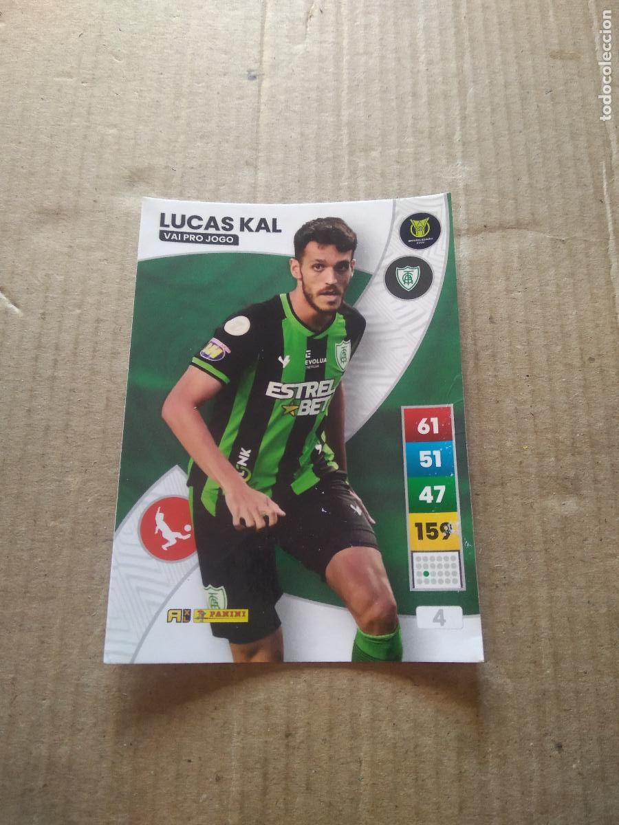 Cromos de Futebol: 4 LUCAS KAL Am&eacute;rica-MG CROMO FUTBOL PANINI ADRENALYN LIGA BRASIL 2023 BRASILEIRAO