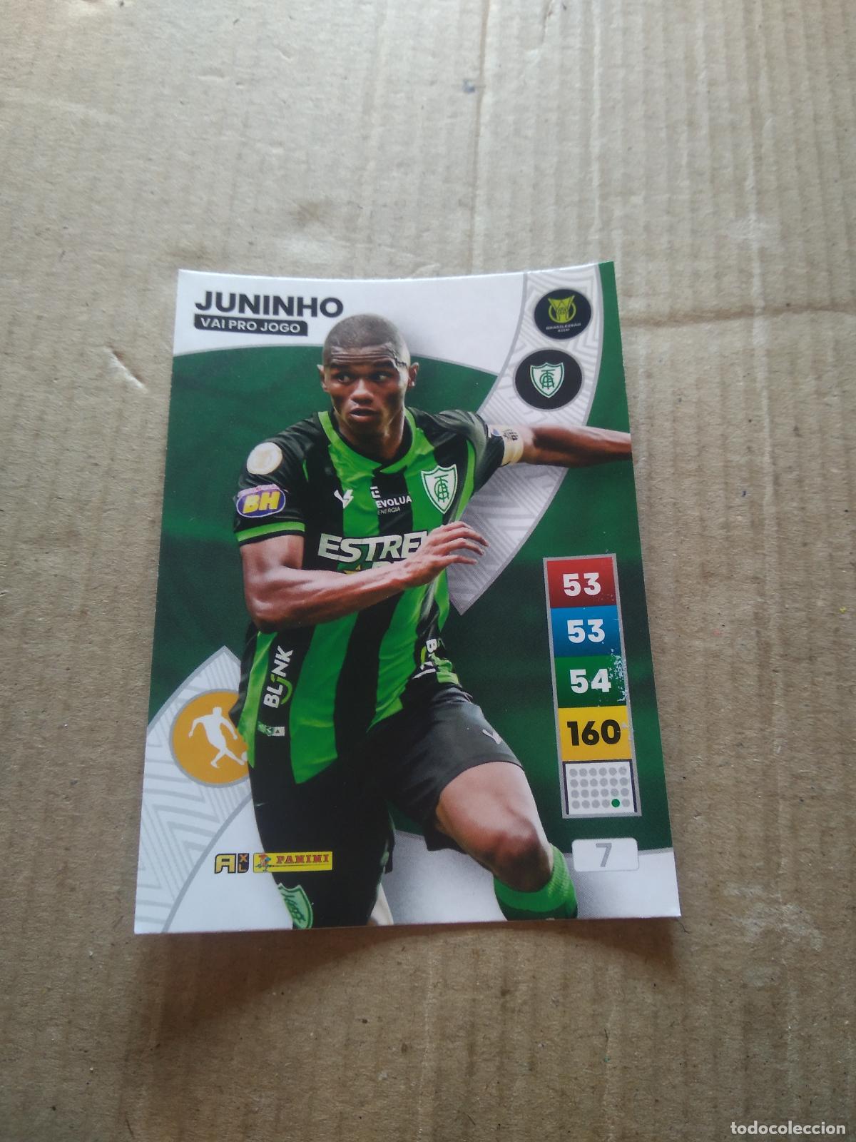 Cromos de Futebol: 7 JUNINHO Am&eacute;rica-MG CROMO FUTBOL PANINI ADRENALYN LIGA BRASIL 2023 BRASILEIRAO