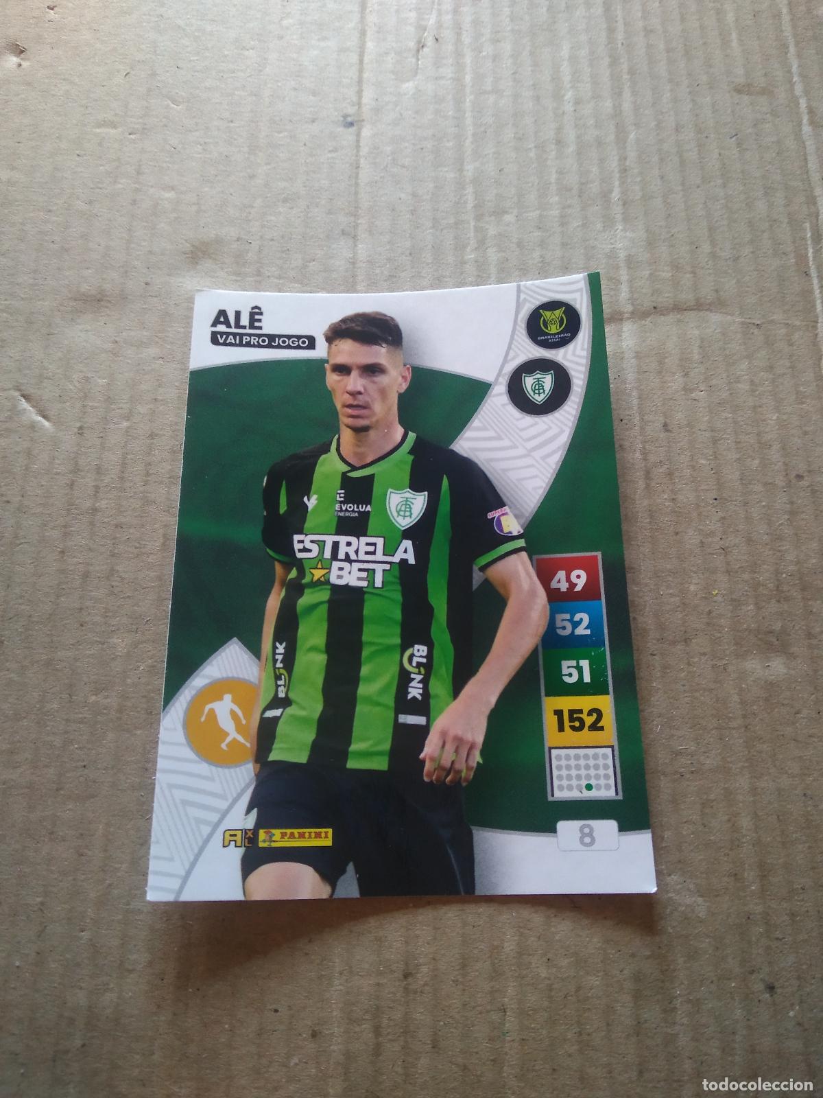 Cromos de Futebol: 8 ALE Am&eacute;rica-MG CROMO FUTBOL PANINI ADRENALYN LIGA BRASIL 2023 BRASILEIRAO