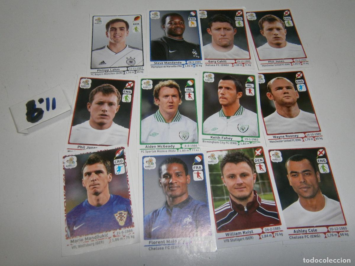 Cromos de F&uacute;tbol: ANTIGUO LOTE DE CROMOS FUTBOL EURO 2012