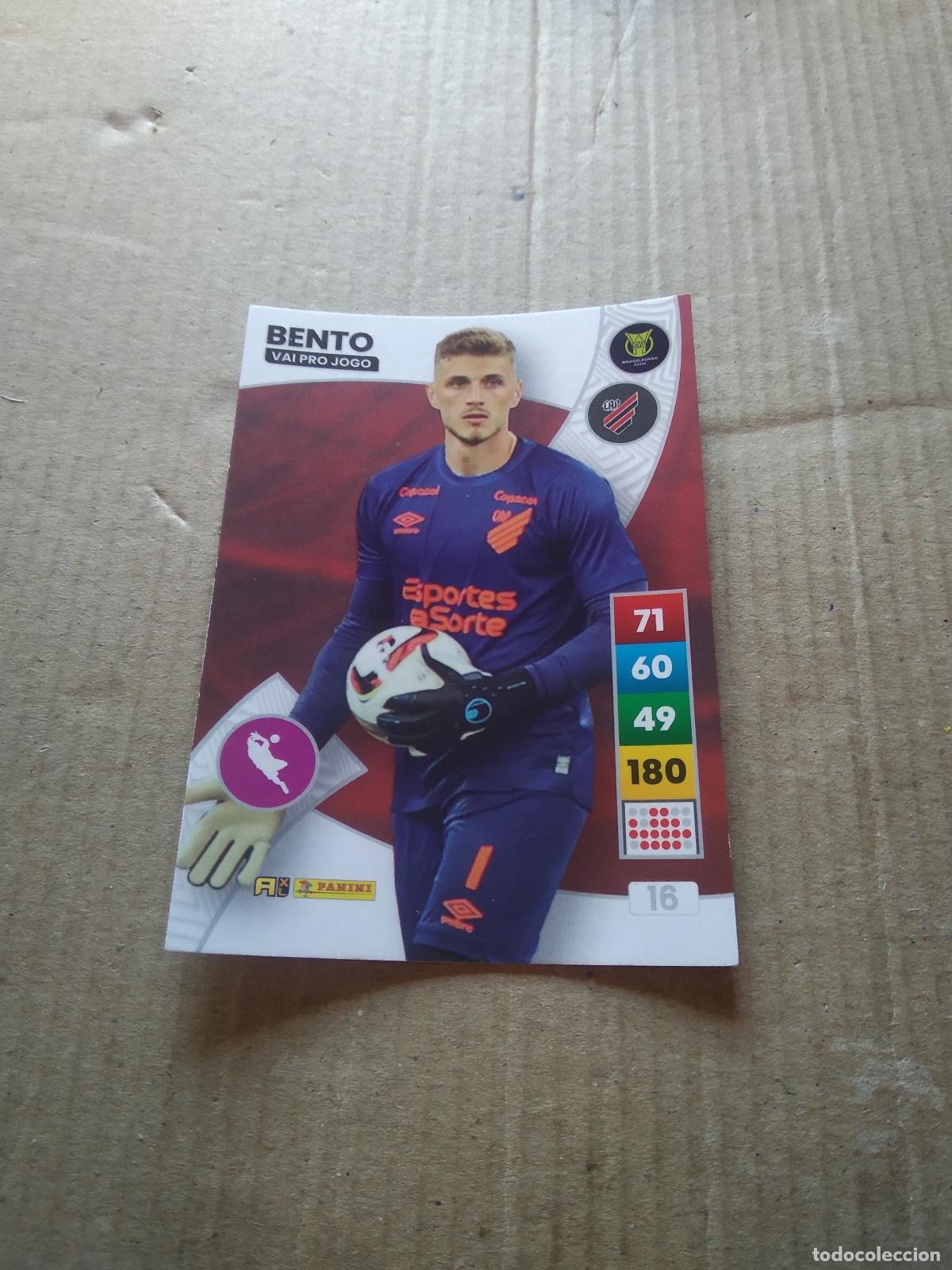 Cromos de F&uacute;tbol: 16 BENTO Athletico PARANAENSE CROMO FUTBOL PANINI ADRENALYN LIGA BRASIL 2023 BRASILEIRAO