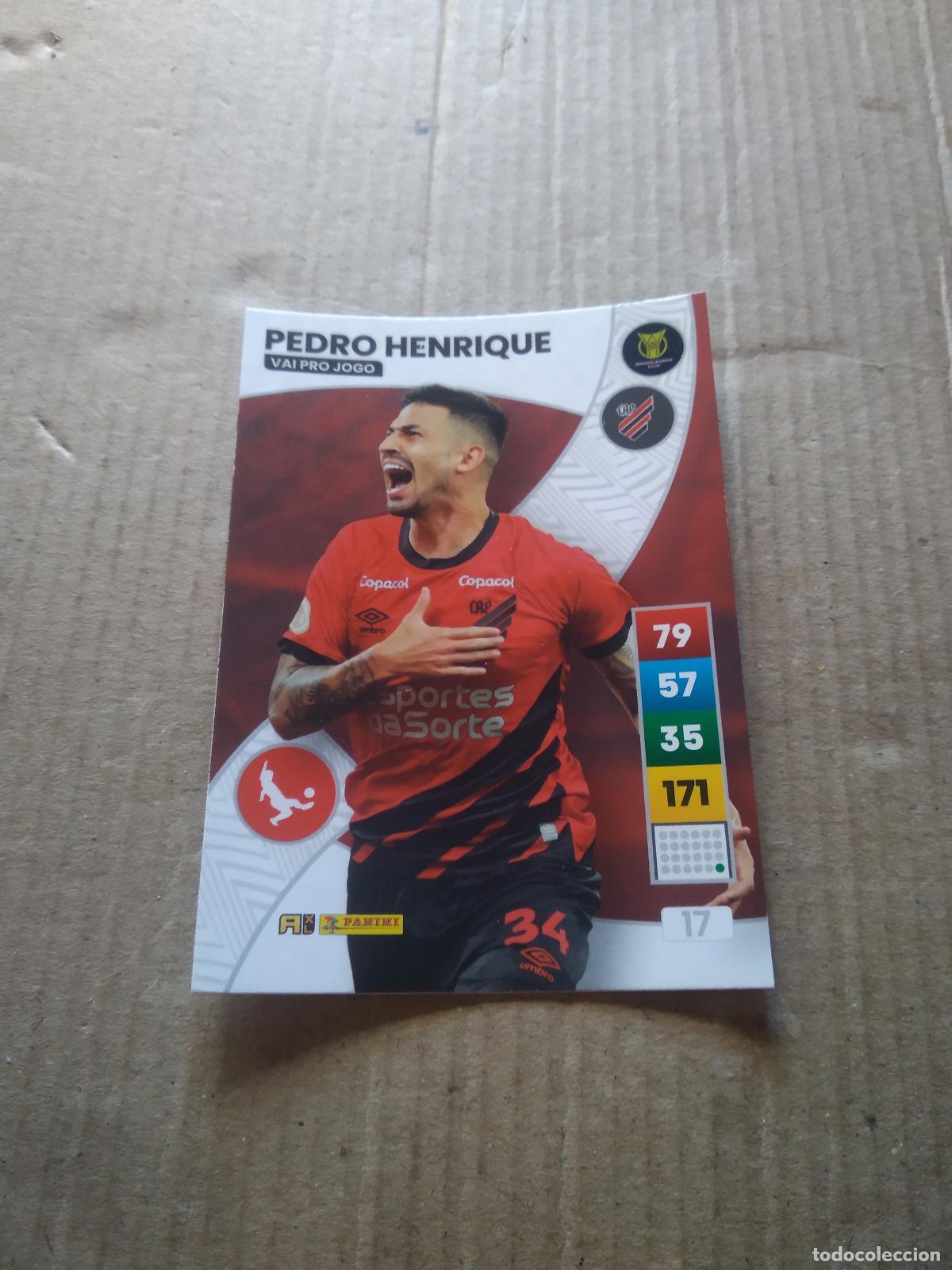 Cromos de F&uacute;tbol: 17 PEDRO HENRIQUE Athletico PARANAENSE CROMO FUTBOL PANINI ADRENALYN LIGA BRASIL 2023 BRASILEIRAO