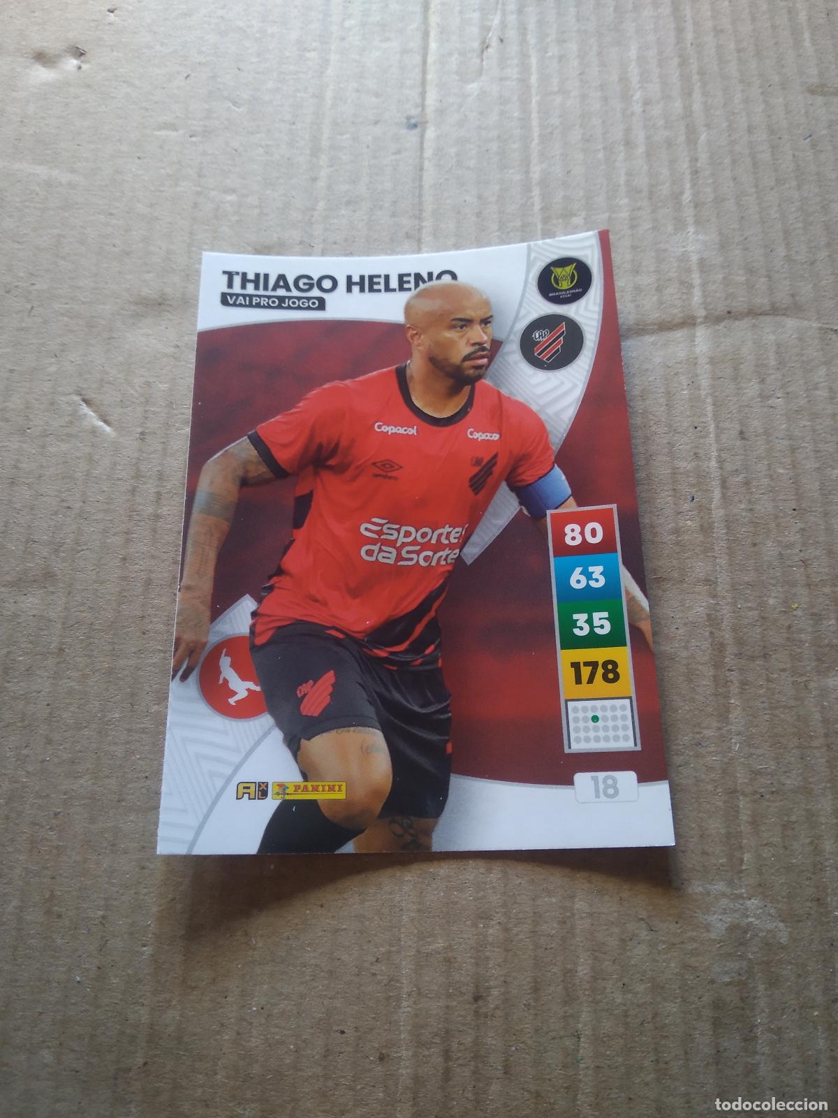 Cromos de F&uacute;tbol: 18 THIAGO HELENO Athletico PARANAENSE CROMO FUTBOL PANINI ADRENALYN LIGA BRASIL 2023 BRASILEIRAO