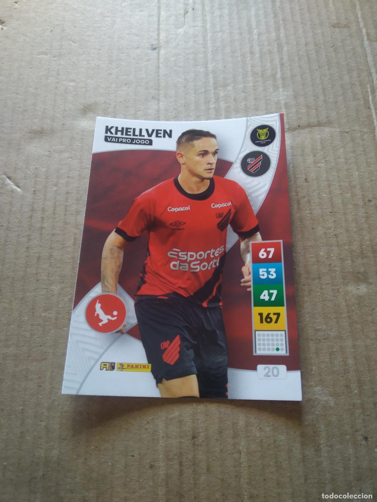 Fu&szlig;ball-Sticker: 20 KHELLVEN Athletico PARANAENSE CROMO FUTBOL PANINI ADRENALYN LIGA BRASIL 2023 BRASILEIRAO