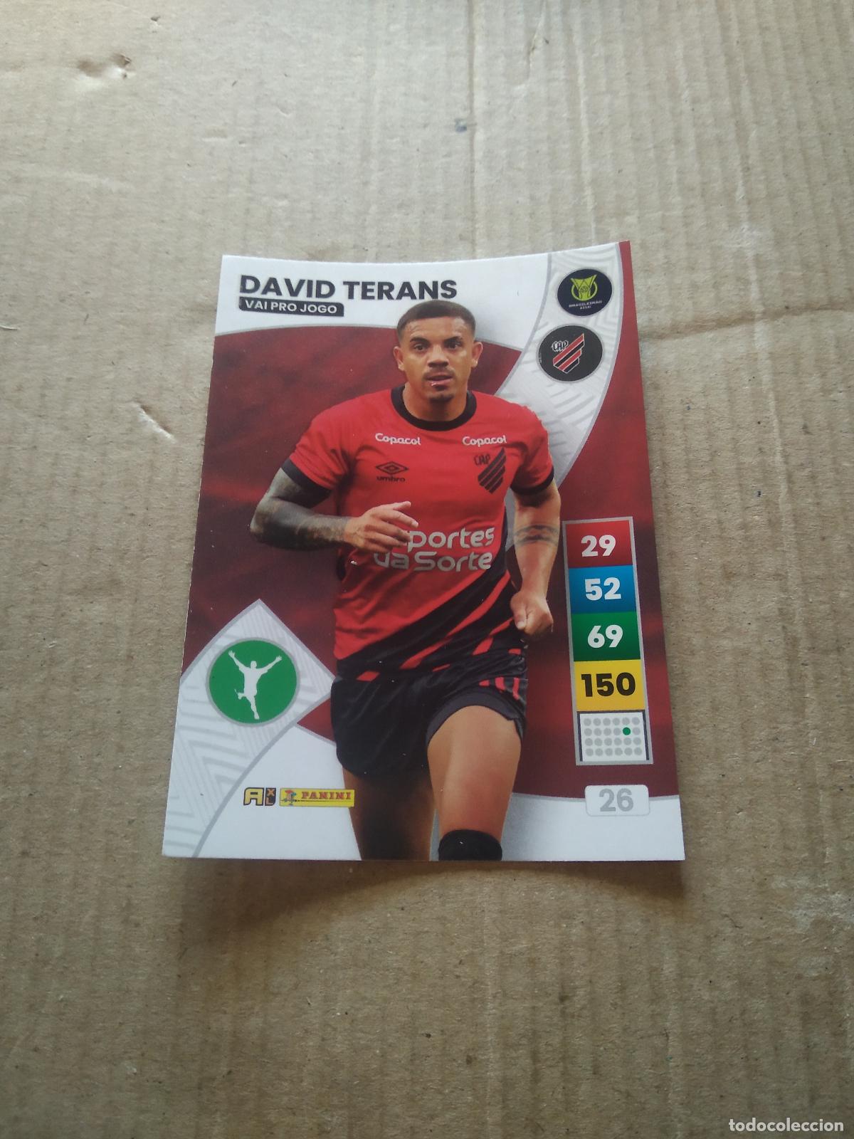Football Stickers: 26 DAVID TERANS Athletico PARANAENSE CROMO FUTBOL PANINI ADRENALYN LIGA BRASIL 2023 BRASILEIRAO