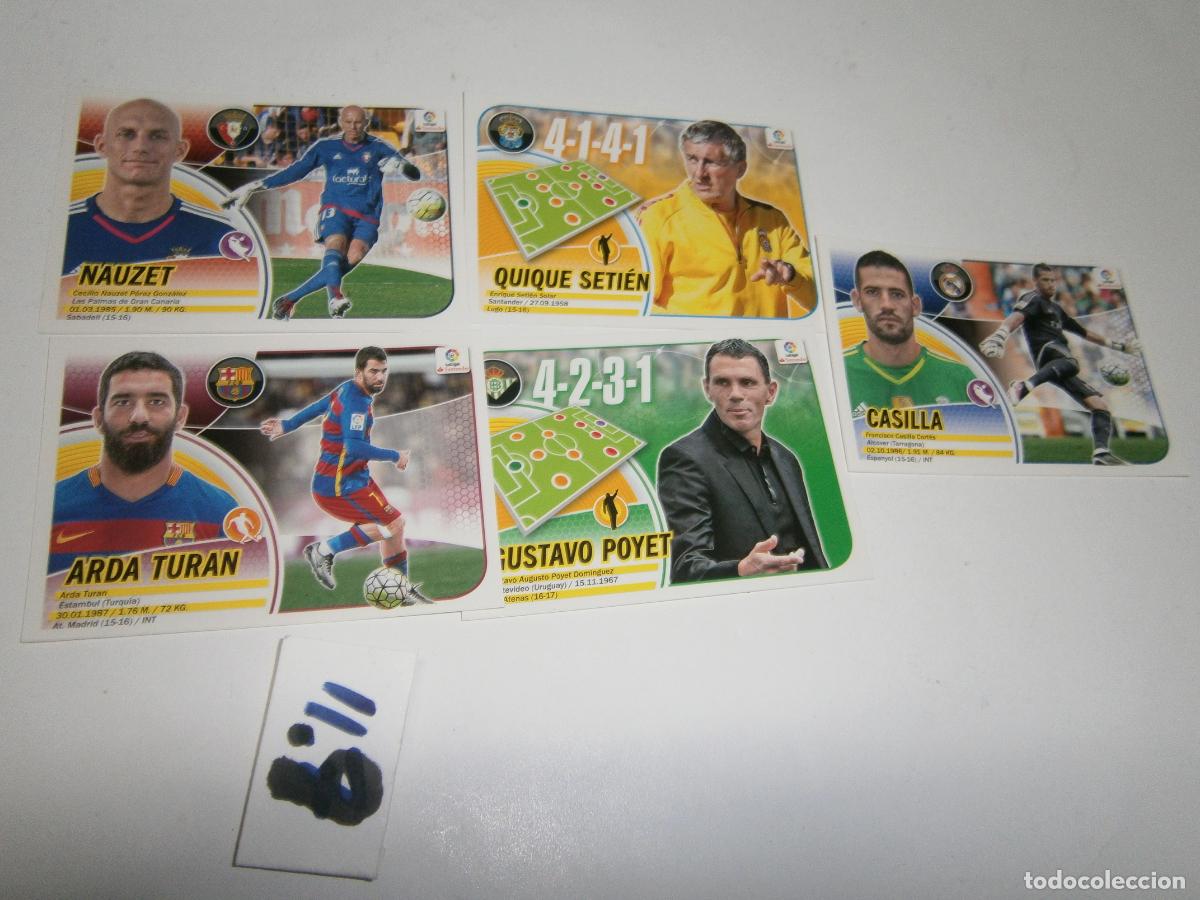 Football Stickers: ANTIGUO LOTE DE CROMOS FUTBOL LIGA 2016-2017