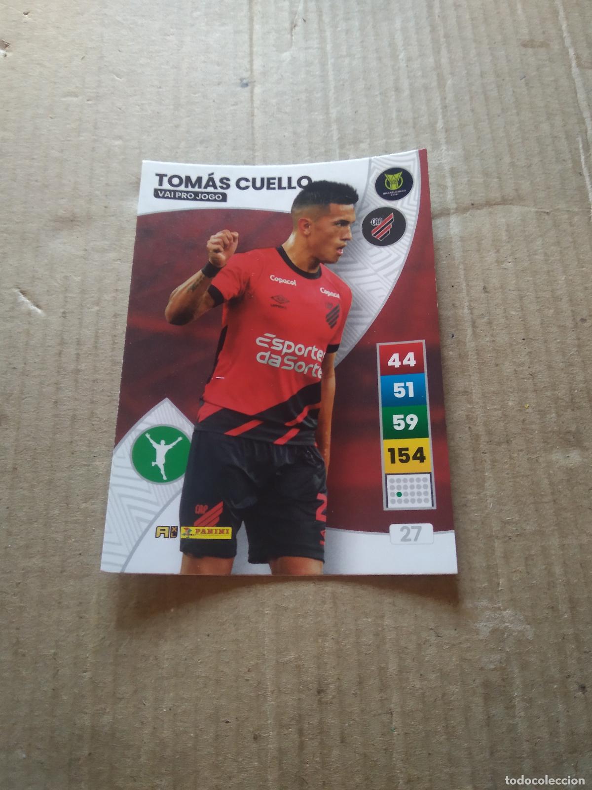 Football Stickers: 27 TOMAS CUELLO Athletico PARANAENSE CROMO FUTBOL PANINI ADRENALYN LIGA BRASIL 2023 BRASILEIRAO