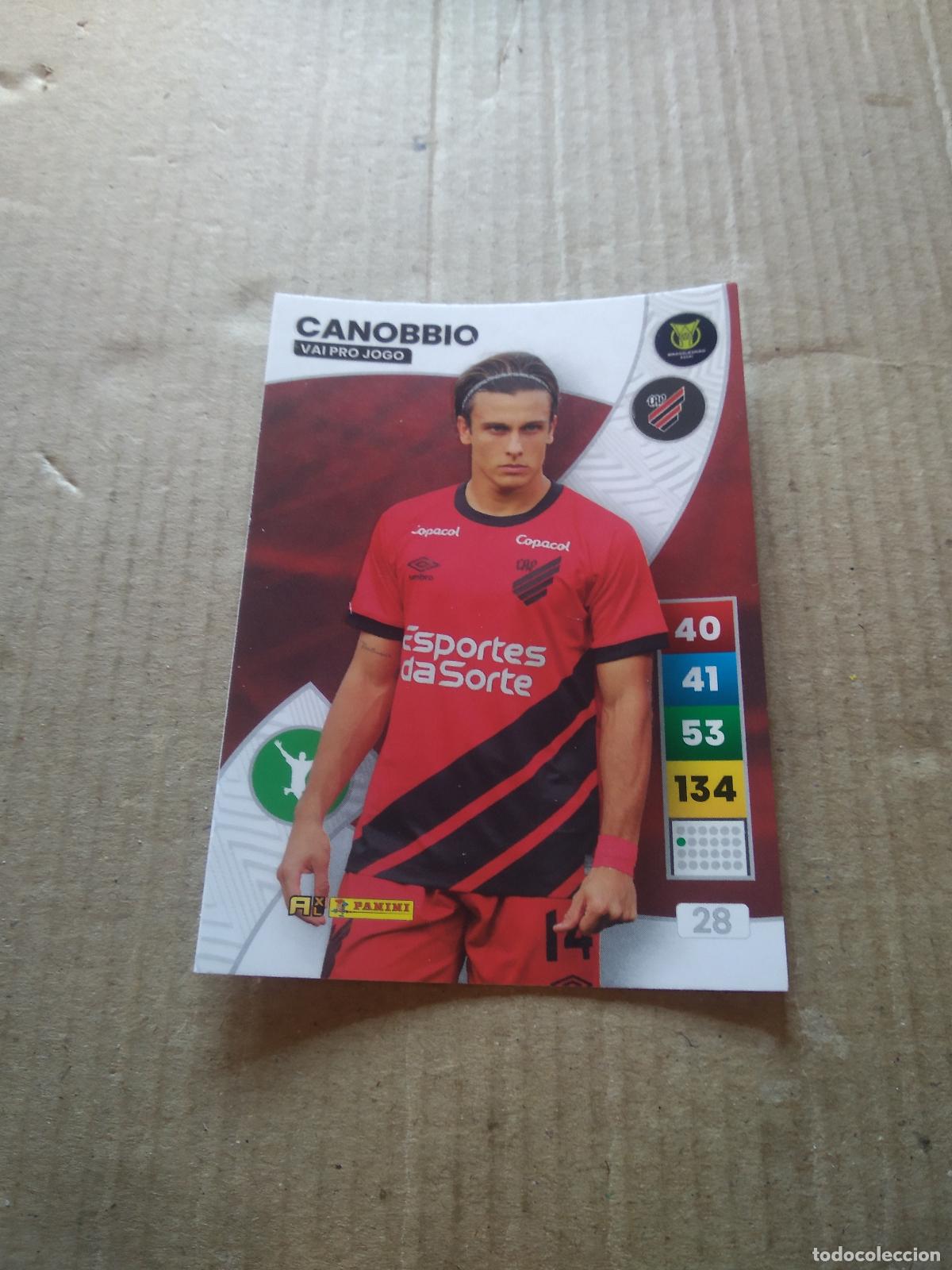 Football Stickers: 28 CANOBBIO Athletico PARANAENSE CROMO FUTBOL PANINI ADRENALYN LIGA BRASIL 2023 BRASILEIRAO