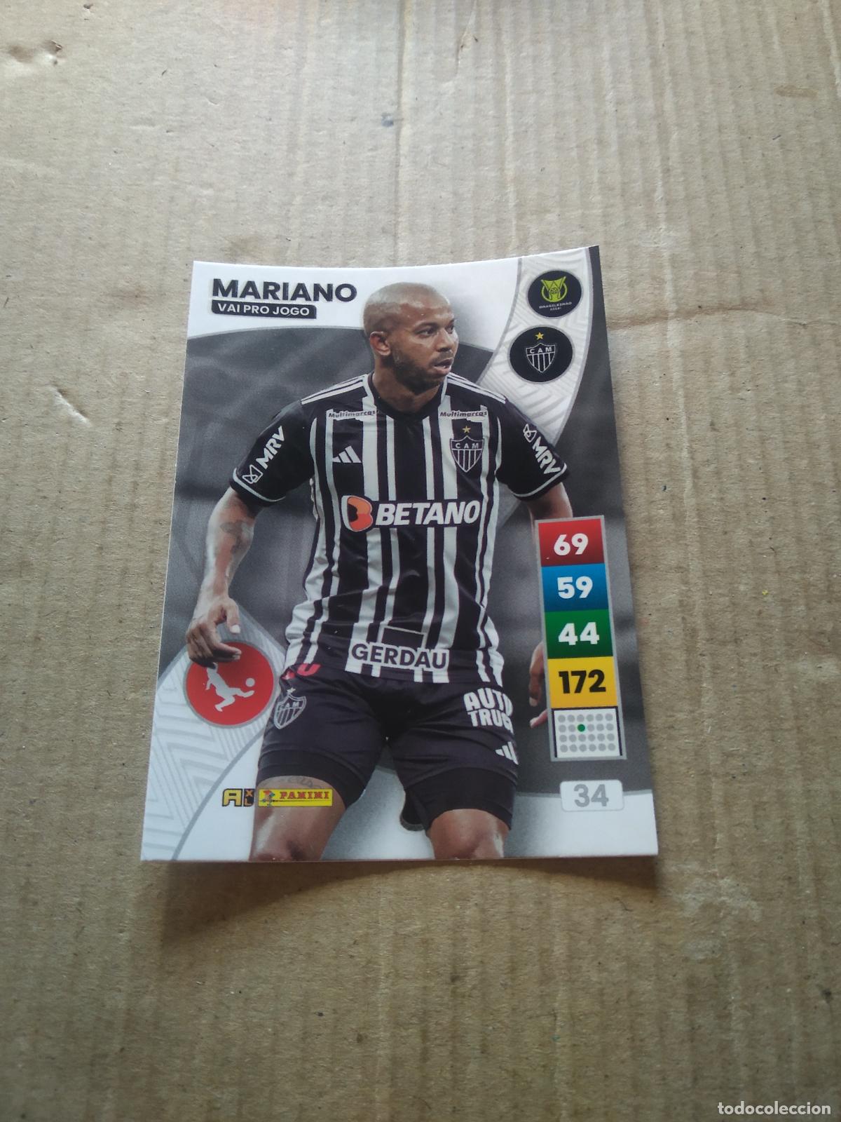 Figurine di Calcio: 34 MARIANO ATLETICO MINEIRO CROMO FUTBOL PANINI ADRENALYN LIGA BRASIL 2023 BRASILEIRAO