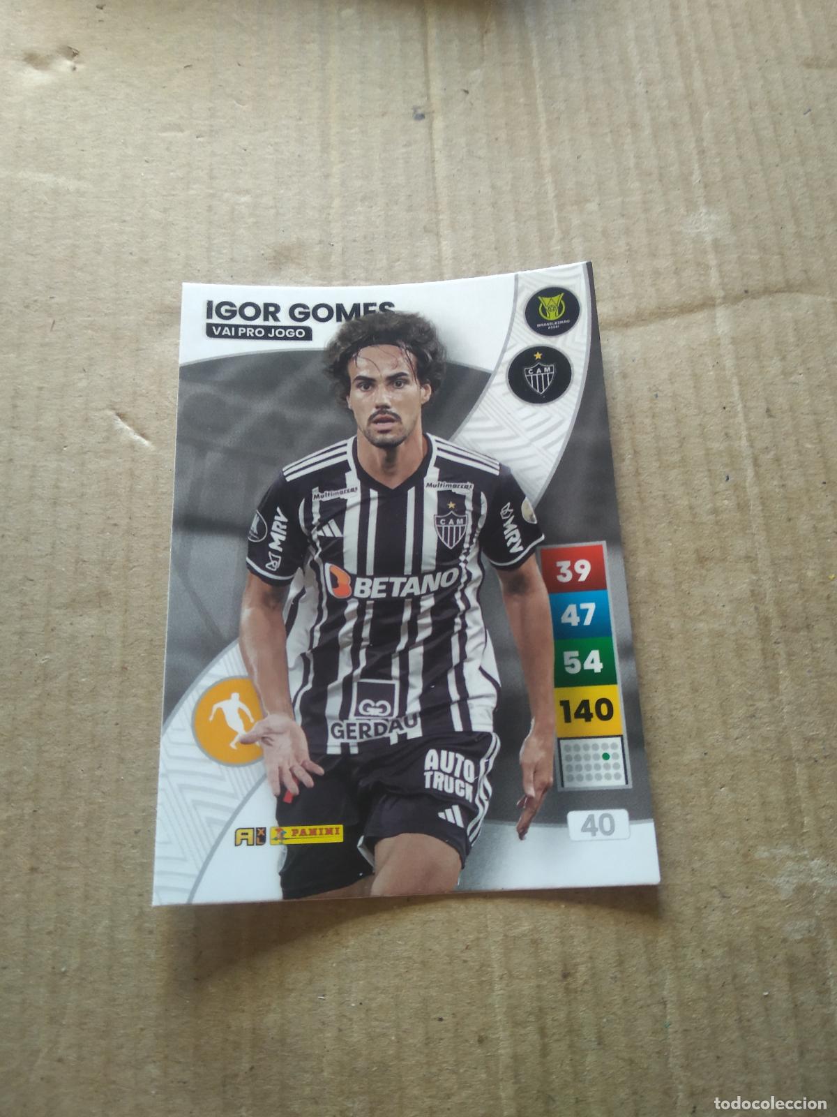 Cromos de F&uacute;tbol: 40 IGOR GOMES ATLETICO MINEIRO CROMO FUTBOL PANINI ADRENALYN LIGA BRASIL 2023 BRASILEIRAO