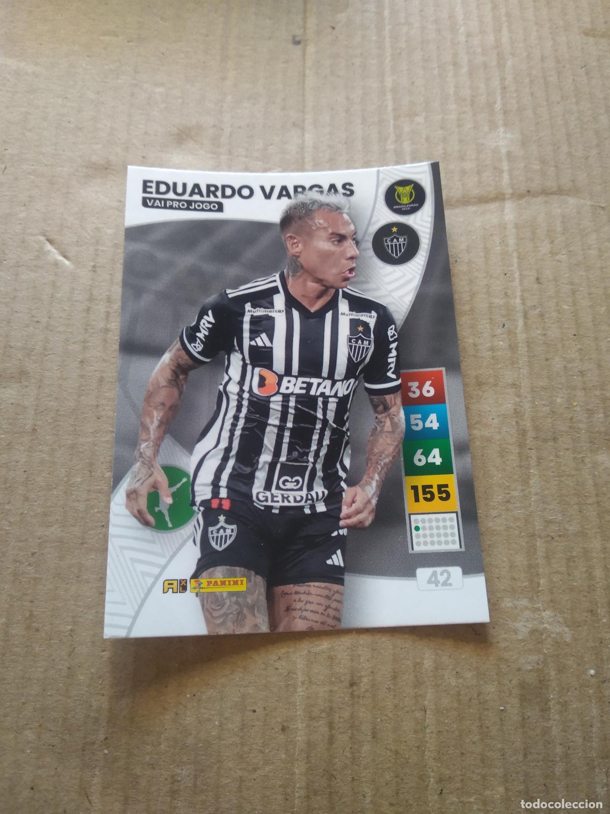 Cromos de F&uacute;tbol: 42 EDUARDO VARGAS ATLETICO MINEIRO CROMO FUTBOL PANINI ADRENALYN LIGA BRASIL 2023 BRASILEIRAO