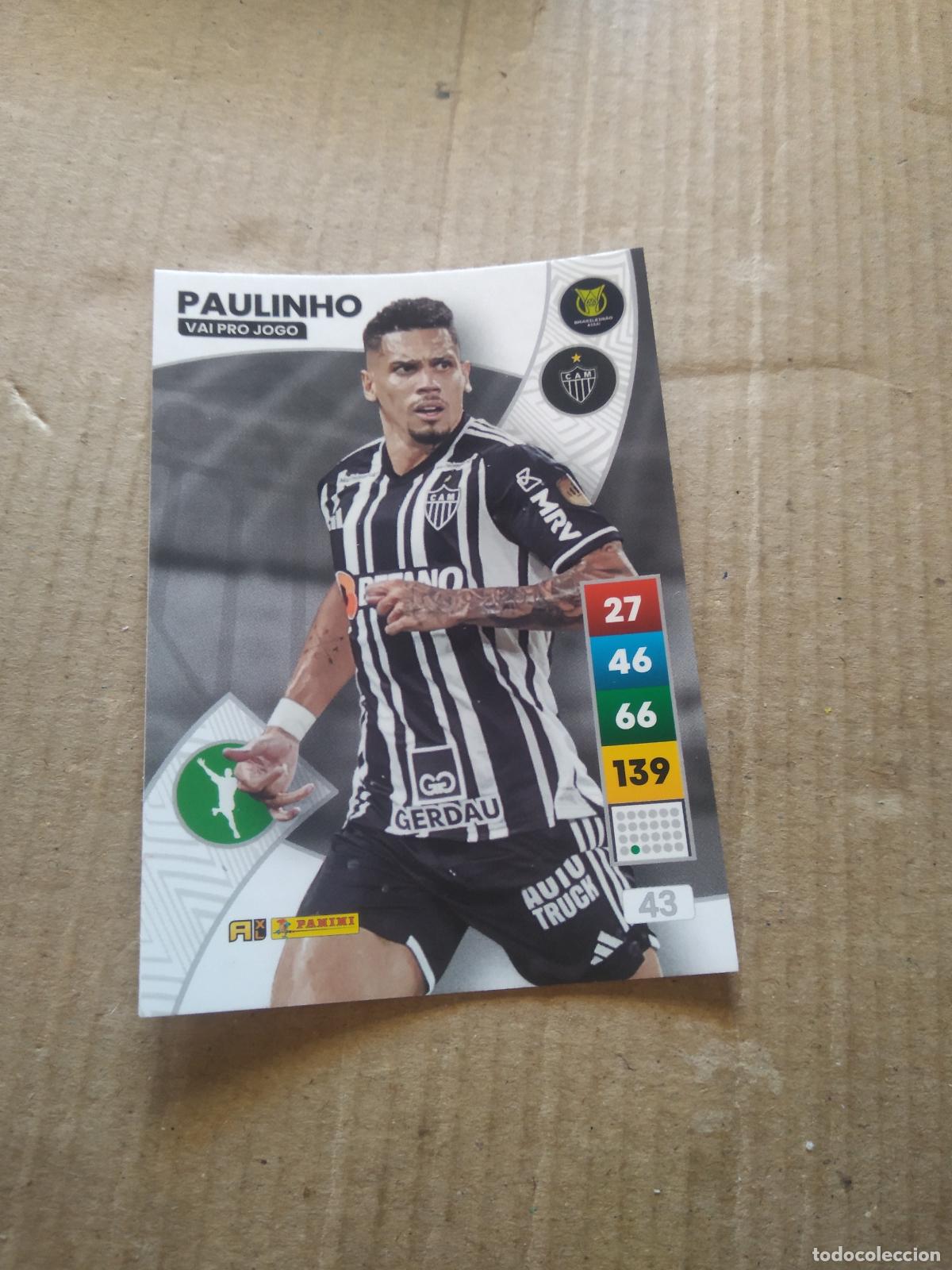 Cromos de F&uacute;tbol: 43 PAULINHO ATLETICO MINEIRO CROMO FUTBOL PANINI ADRENALYN LIGA BRASIL 2023 BRASILEIRAO