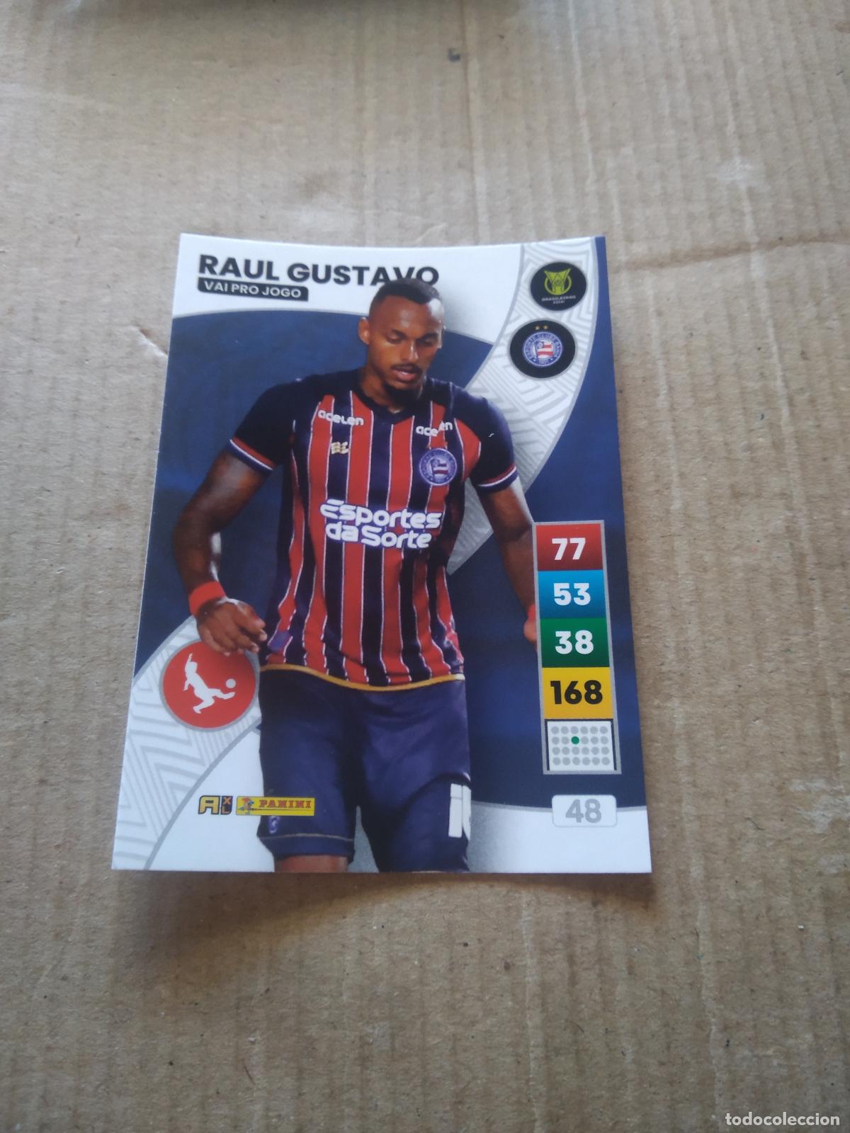 Cromos de F&uacute;tbol: 48 RAUL GUSTAVO BAHIA CROMO FUTBOL PANINI ADRENALYN LIGA BRASIL 2023 BRASILEIRAO