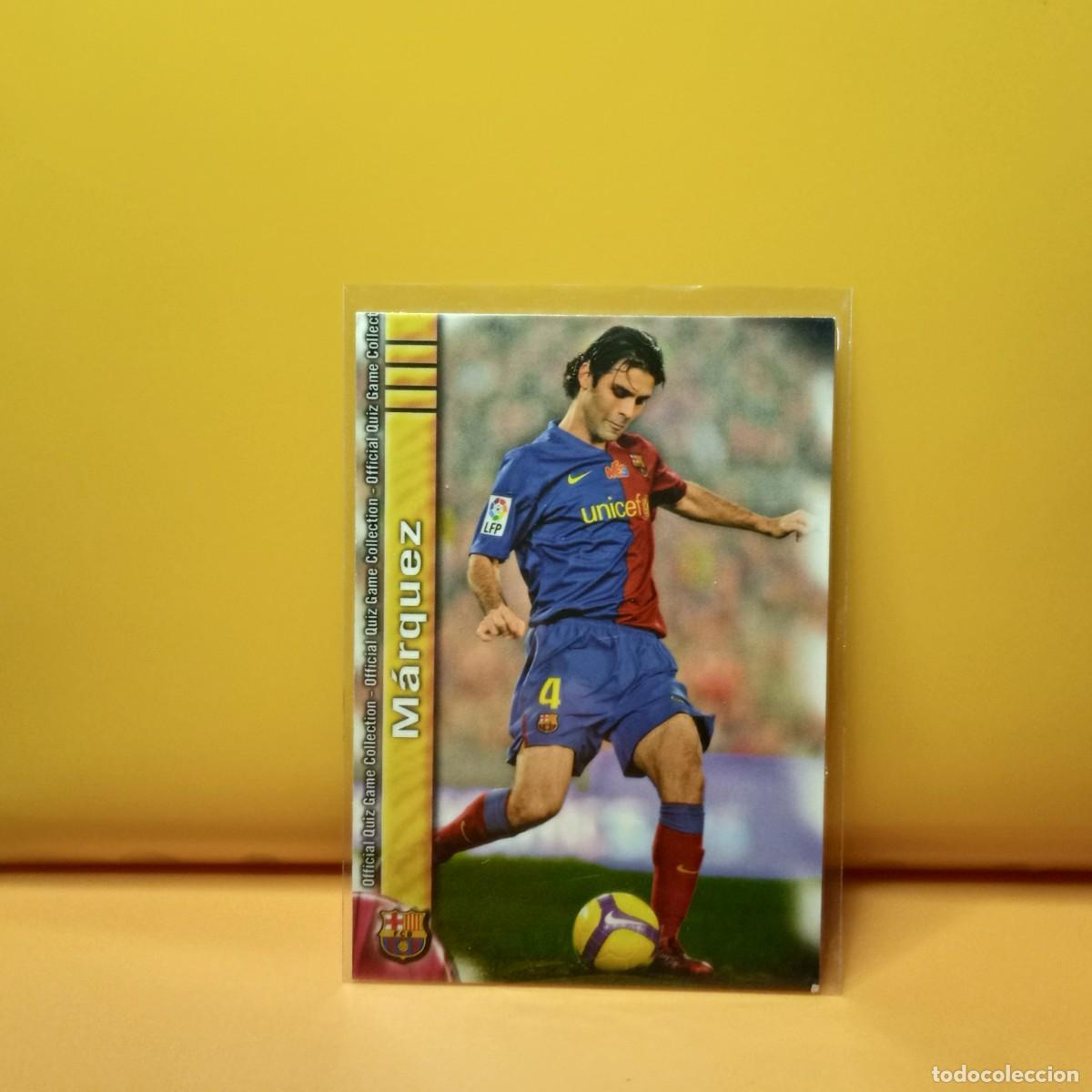 Cromos de F&uacute;tbol: MUNDICROMO 2009 2010 09 10 F.C BARCELONA M&Aacute;RQUEZ 7