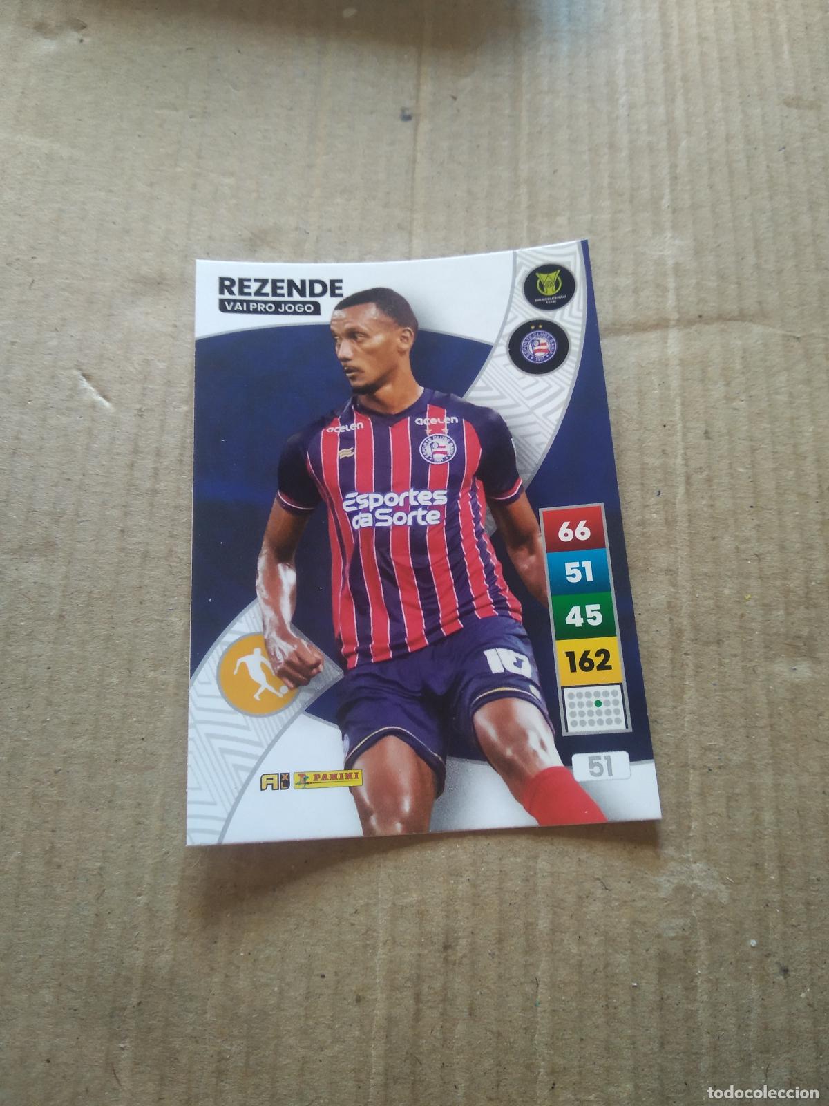 Cromos de F&uacute;tbol: 51 REZENDE BAHIA CROMO FUTBOL PANINI ADRENALYN LIGA BRASIL 2023 BRASILEIRAO