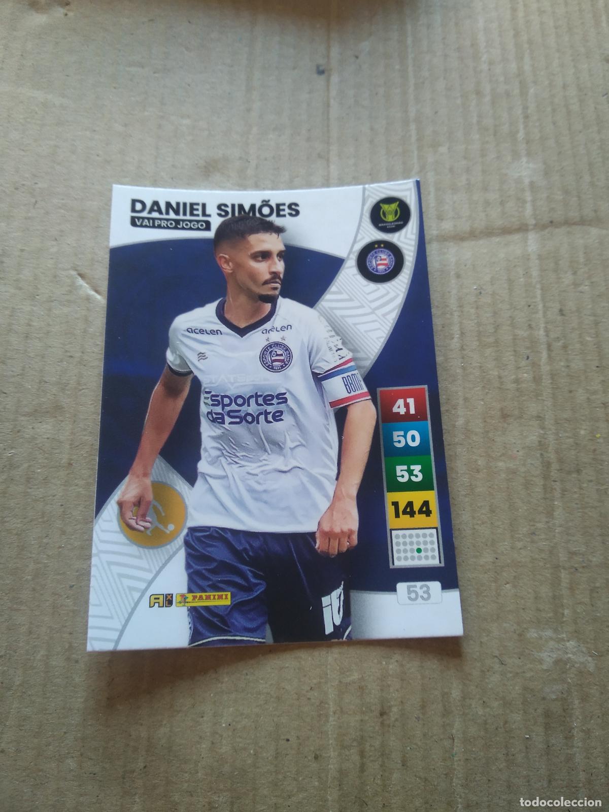 Cromos de F&uacute;tbol: 53 DANIEL SIMOES BAHIA CROMO FUTBOL PANINI ADRENALYN LIGA BRASIL 2023 BRASILEIRAO