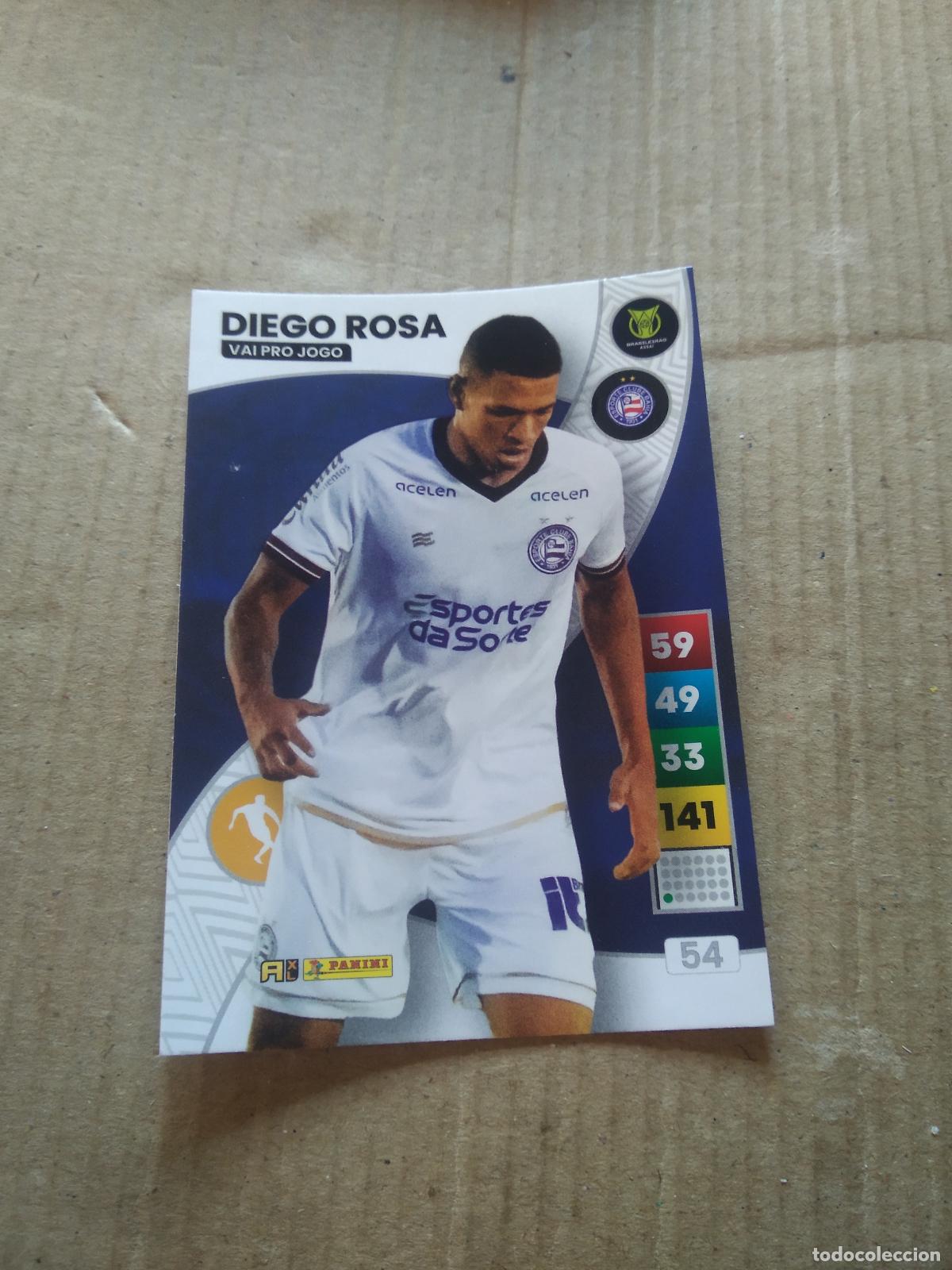 Cromos de F&uacute;tbol: 54 DIEGO ROSA BAHIA CROMO FUTBOL PANINI ADRENALYN LIGA BRASIL 2023 BRASILEIRAO