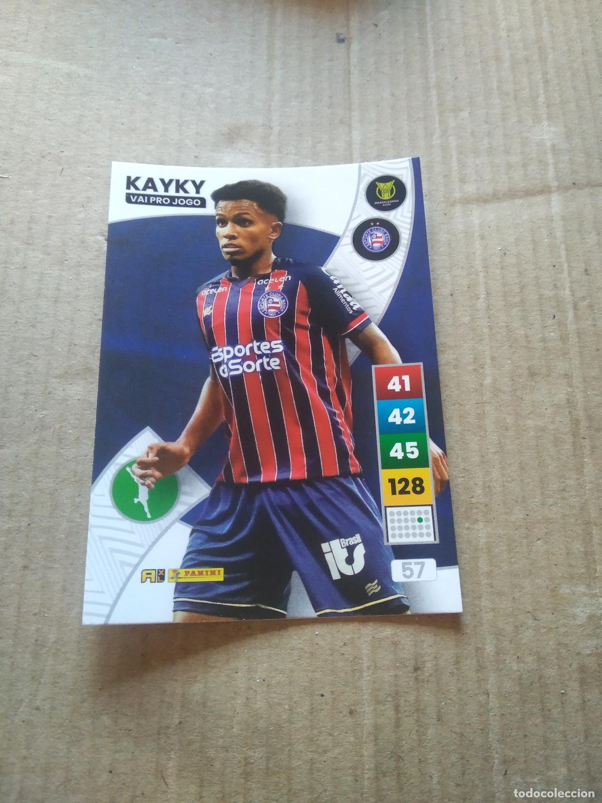 Football Stickers: 57 KAYKY BAHIA CROMO FUTBOL PANINI ADRENALYN LIGA BRASIL 2023 BRASILEIRAO