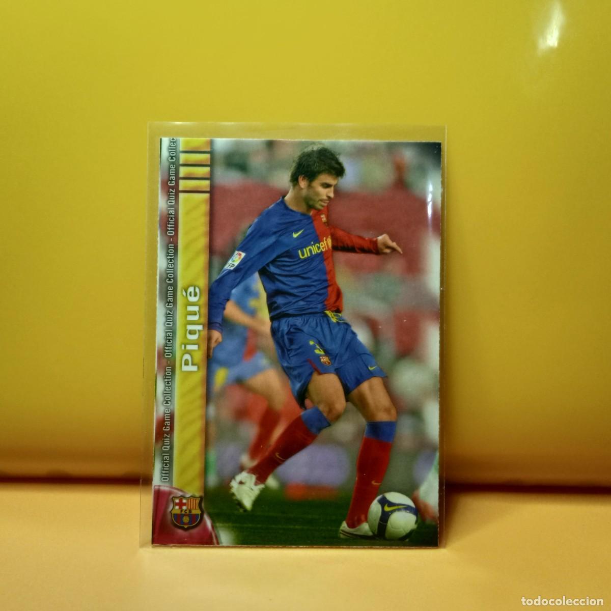 Football Stickers: MUNDICROMO 2009 2010 09 10 F.C BARCELONA PIQUE 10