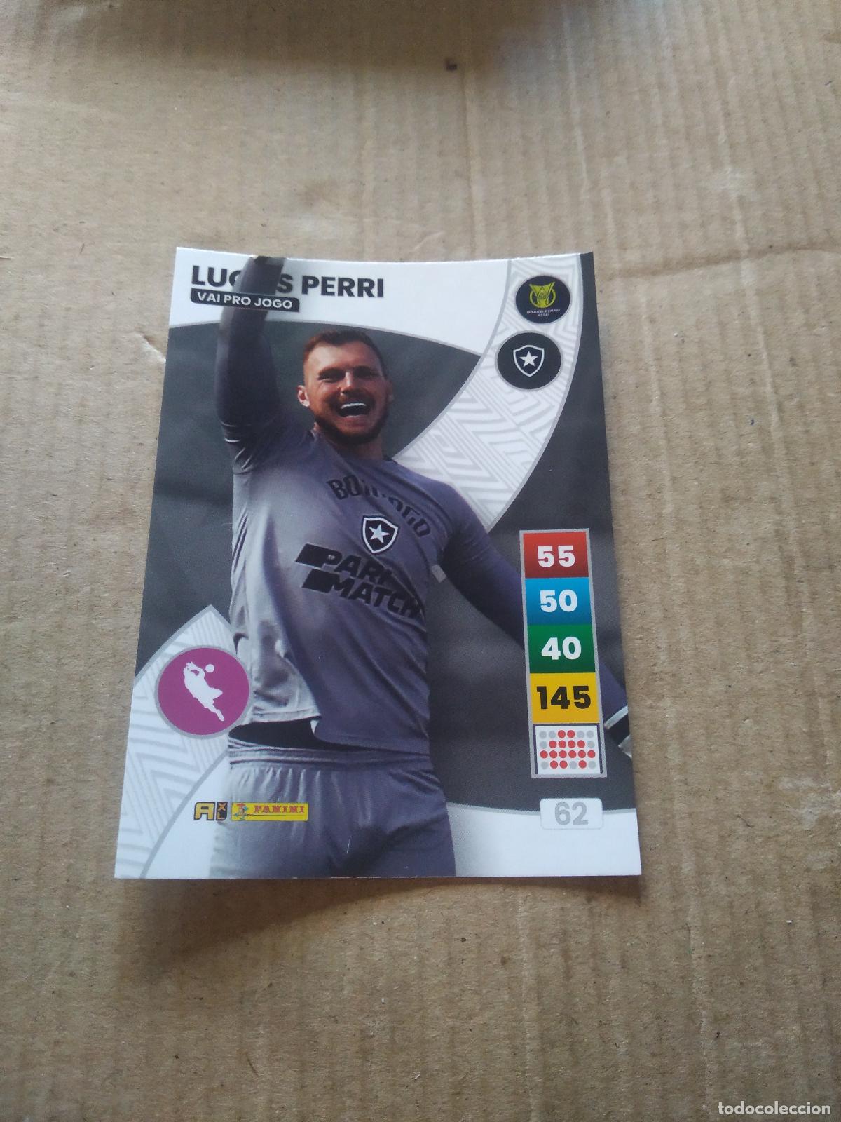 Football Stickers: 62 LUCAS PERRI BOTAFOGO CROMO FUTBOL PANINI ADRENALYN LIGA BRASIL 2023 BRASILEIRAO
