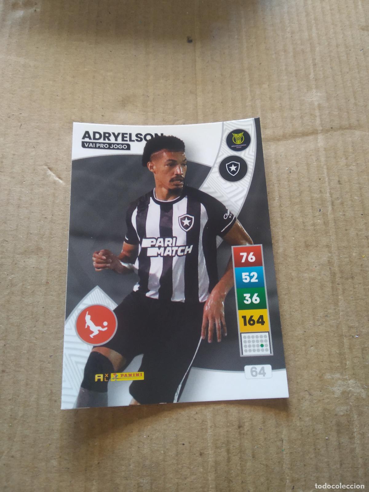 Football Stickers: 64 ADRYELSON BOTAFOGO CROMO FUTBOL PANINI ADRENALYN LIGA BRASIL 2023 BRASILEIRAO