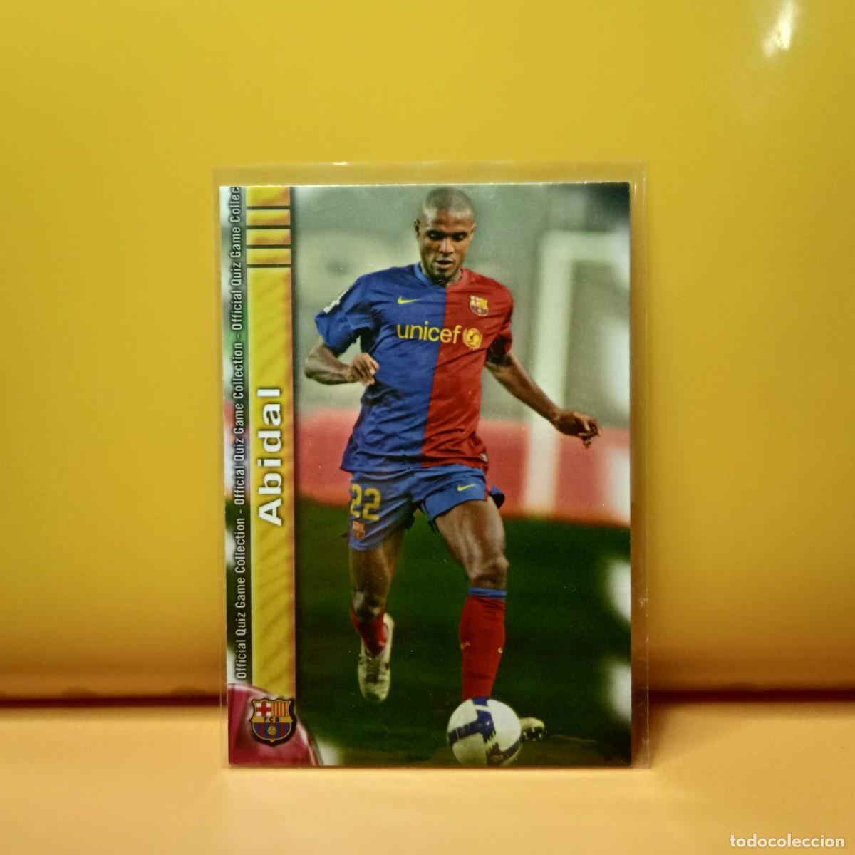 Figurine di Calcio: MUNDICROMO 2009 2010 09 10 F.C BARCELONA ABIDAL 13