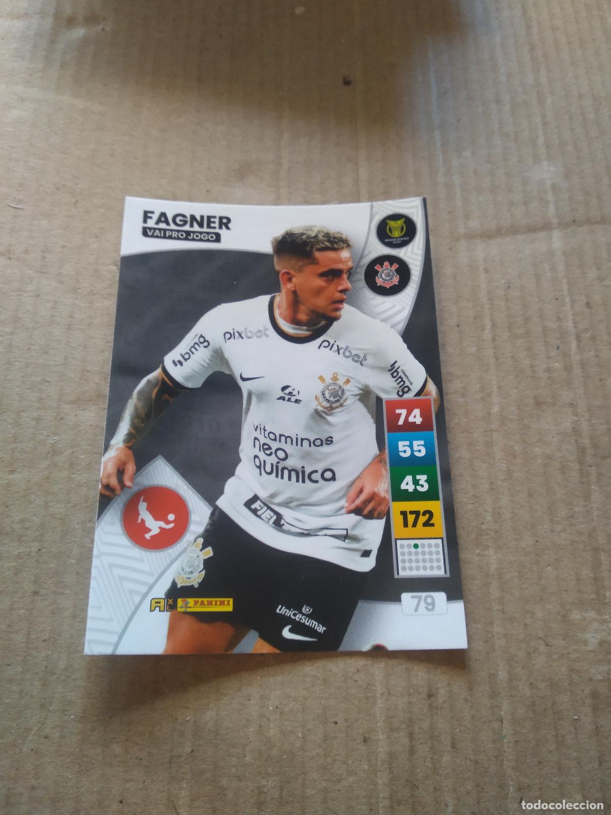 Cartes &agrave; collectionner de Football: 79 FAGNER CORINTHIANS CROMO FUTBOL PANINI ADRENALYN LIGA BRASIL 2023 BRASILEIRAO