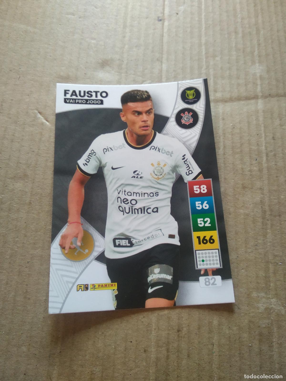 Cartes &agrave; collectionner de Football: 82 FAUSTO CORINTHIANS CROMO FUTBOL PANINI ADRENALYN LIGA BRASIL 2023 BRASILEIRAO