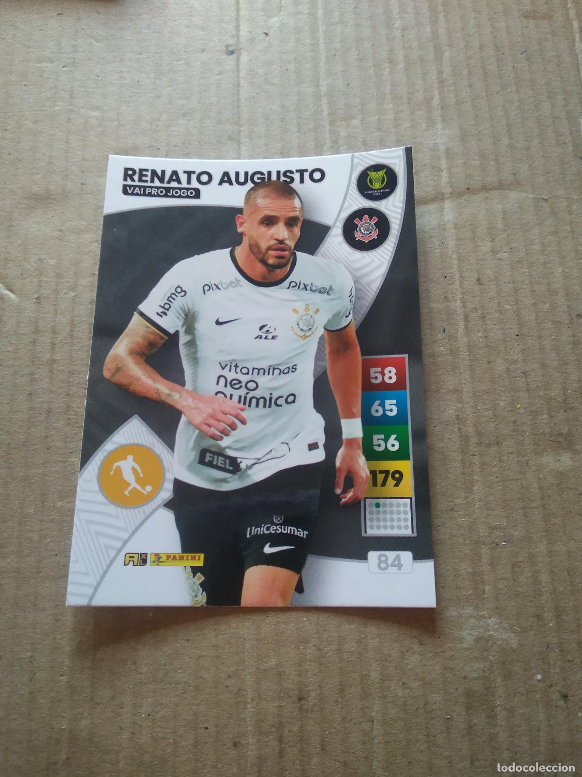 Cartes &agrave; collectionner de Football: 84 RENATO AUGUSTO CORINTHIANS CROMO FUTBOL PANINI ADRENALYN LIGA BRASIL 2023 BRASILEIRAO