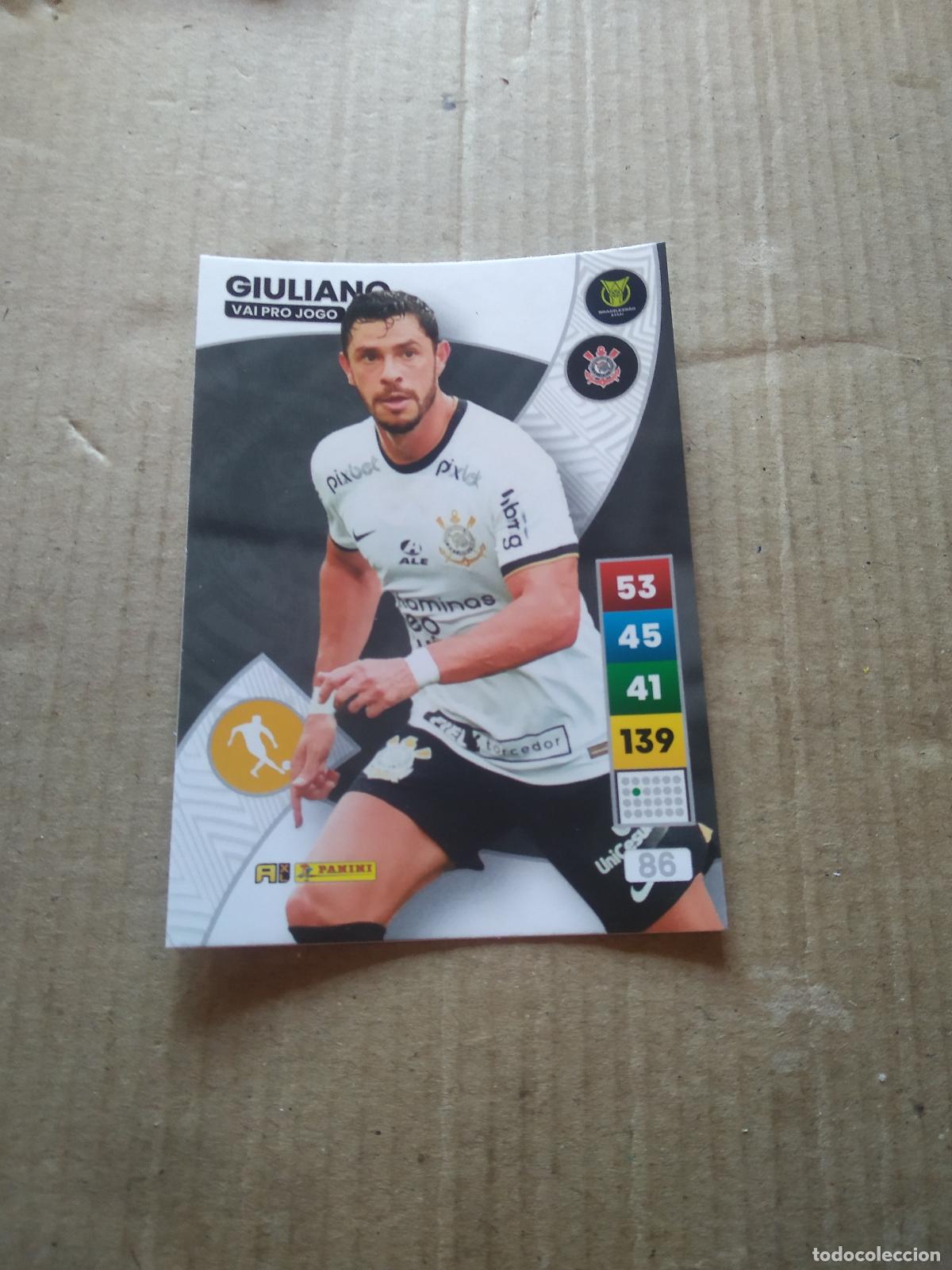 Cromos de F&uacute;tbol: 86 GIULIANO CORINTHIANS CROMO FUTBOL PANINI ADRENALYN LIGA BRASIL 2023 BRASILEIRAO