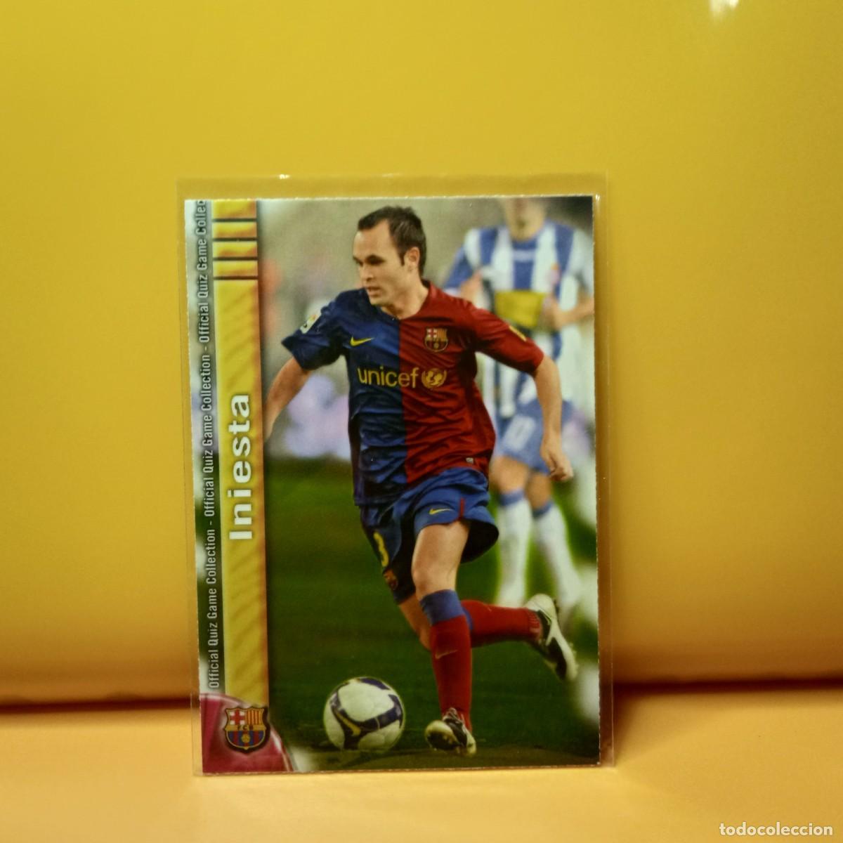 Cromos de F&uacute;tbol: MUNDICROMO 2009 2010 09 10 F.C BARCELONA INIESTA 17