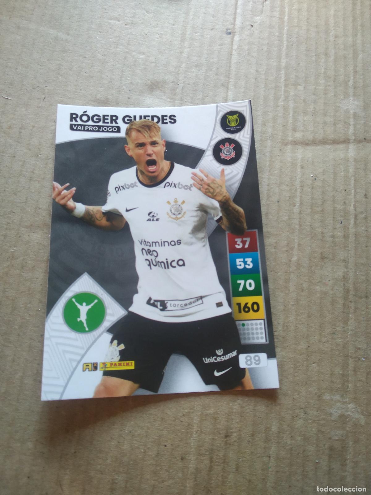 Cromos de F&uacute;tbol: 89 ROGER GUEDES CORINTHIANS CROMO FUTBOL PANINI ADRENALYN LIGA BRASIL 2023 BRASILEIRAO