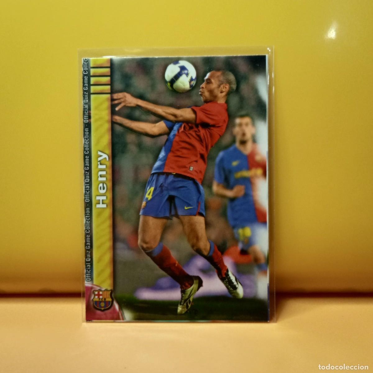 Cromos de F&uacute;tbol: MUNDICROMO 2009 2010 09 10 F.C BARCELONA HENRY 19