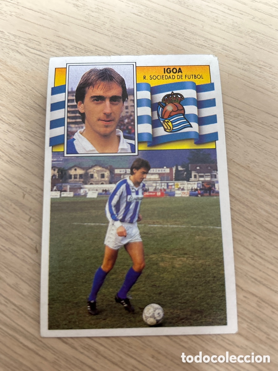 Cromos de F&uacute;tbol: IGOA REAL SOCIEDAD LIGA ESTE 1990 1991 90 91 NUNCA PEGADO SIN PEGARTXEA