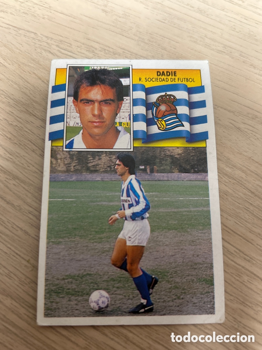 Cromos de F&uacute;tbol: DADIE REAL SOCIEDAD LIGA ESTE 1990 1991 90 91 NUNCA PEGADO SIN PEGARTXEA