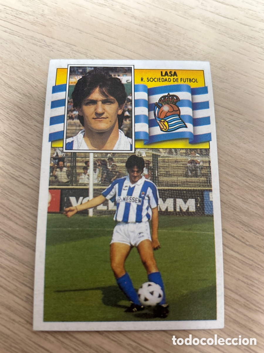 Cromos de F&uacute;tbol: LASA REAL SOCIEDAD LIGA ESTE 1990 1991 90 91 NUNCA PEGADO SIN PEGARTXEA