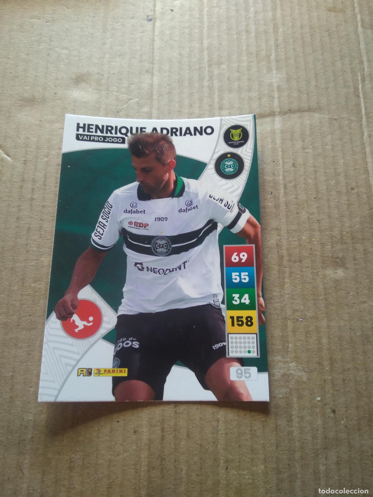 Cromos de F&uacute;tbol: 95 HENRIQUE ADRIANO Coritiba CROMO FUTBOL PANINI ADRENALYN LIGA BRASIL 2023 BRASILEIRAO