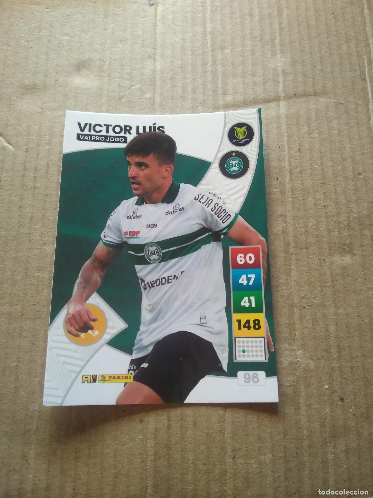 Cromos de F&uacute;tbol: 96 VICTOR LUIS Coritiba CROMO FUTBOL PANINI ADRENALYN LIGA BRASIL 2023 BRASILEIRAO