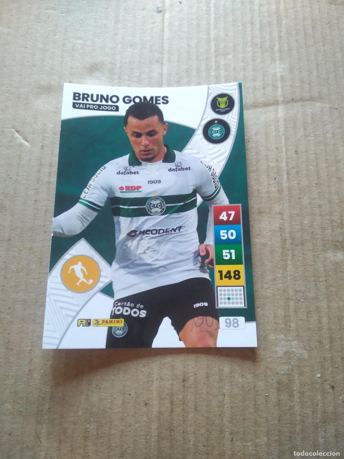 Cromos de F&uacute;tbol: 98 BRUNO GOMES Coritiba CROMO FUTBOL PANINI ADRENALYN LIGA BRASIL 2023 BRASILEIRAO