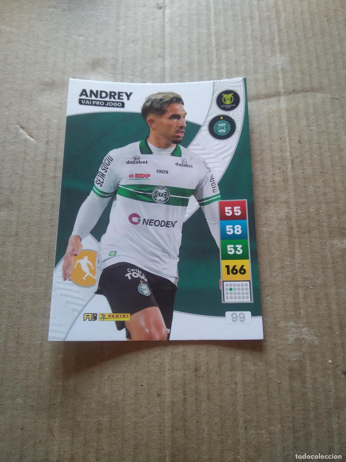 Cromos de F&uacute;tbol: 99 ANDREY Coritiba CROMO FUTBOL PANINI ADRENALYN LIGA BRASIL 2023 BRASILEIRAO