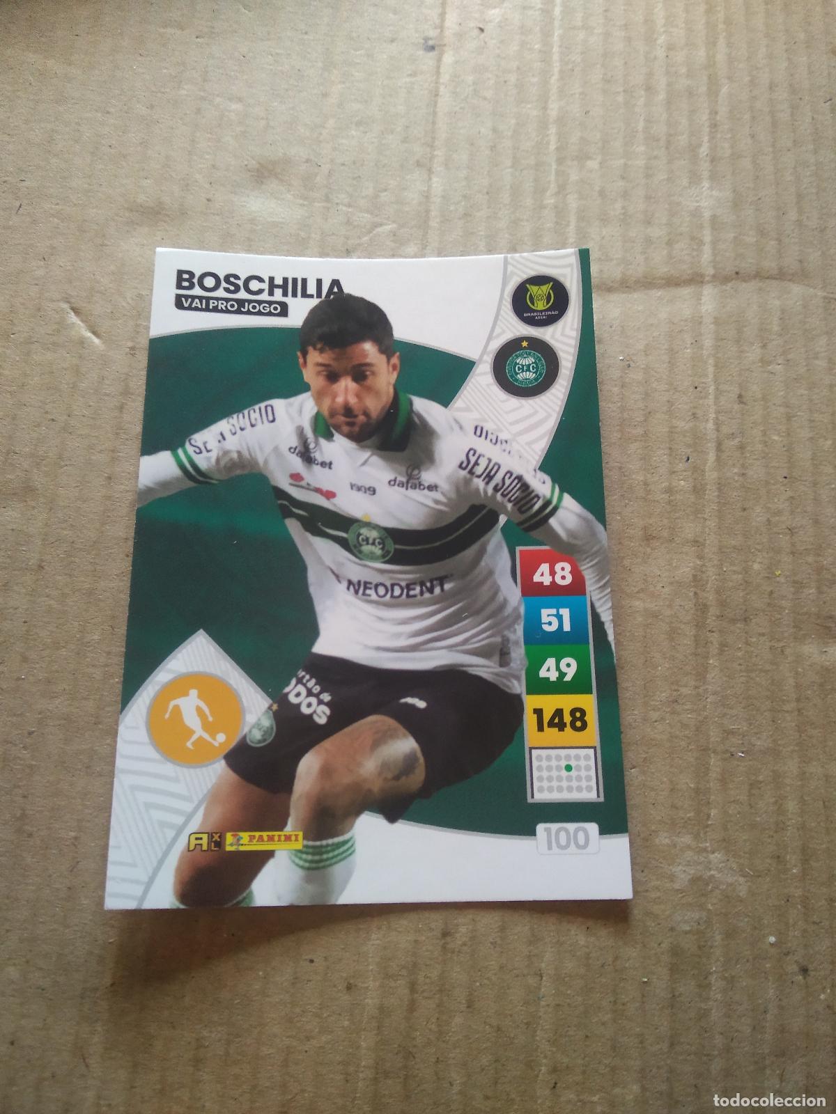 Cromos de F&uacute;tbol: 100 BOSCHILIA Coritiba CROMO FUTBOL PANINI ADRENALYN LIGA BRASIL 2023 BRASILEIRAO