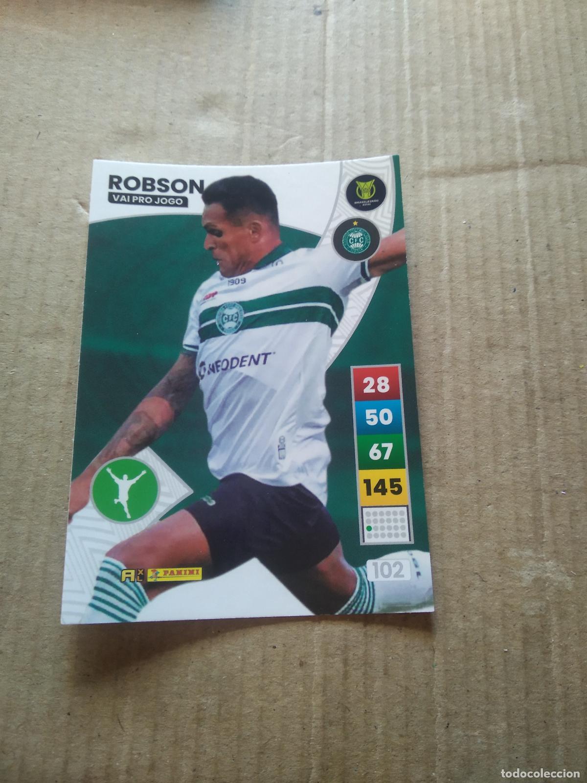 Cromos de F&uacute;tbol: 102 ROBSON Coritiba CROMO FUTBOL PANINI ADRENALYN LIGA BRASIL 2023 BRASILEIRAO