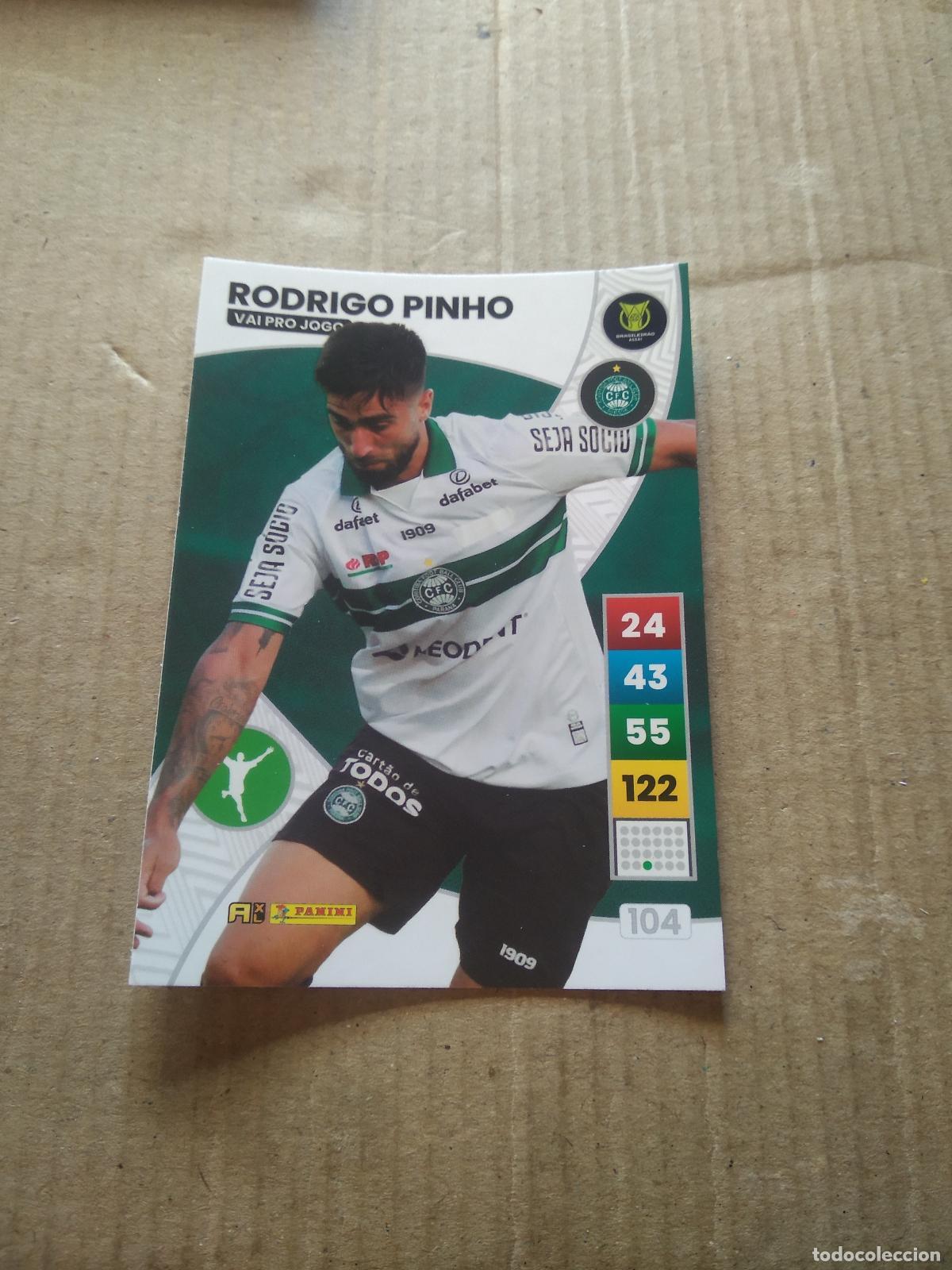 Cromos de F&uacute;tbol: 104 RODRIGO PINHO Coritiba CROMO FUTBOL PANINI ADRENALYN LIGA BRASIL 2023 BRASILEIRAO
