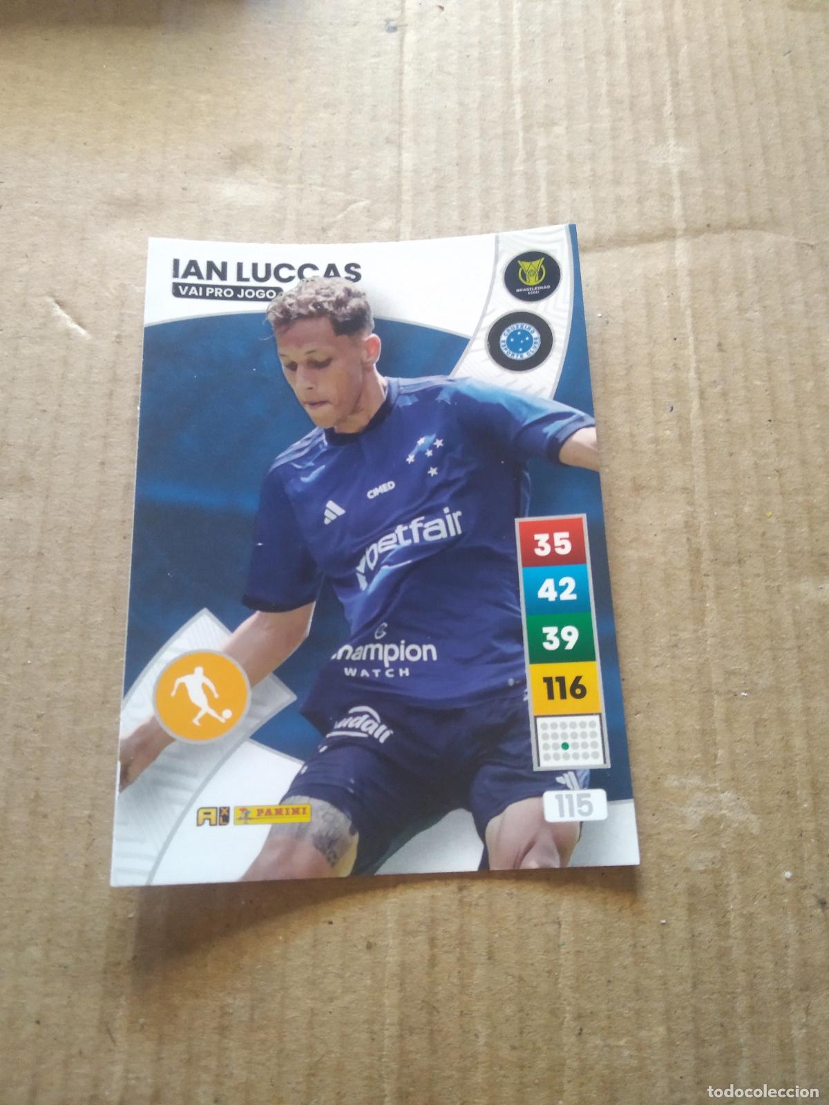 Figurine di Calcio: 115 IAN LUCCAS CRUZEIRO CROMO FUTBOL PANINI ADRENALYN LIGA BRASIL 2023 BRASILEIRAO