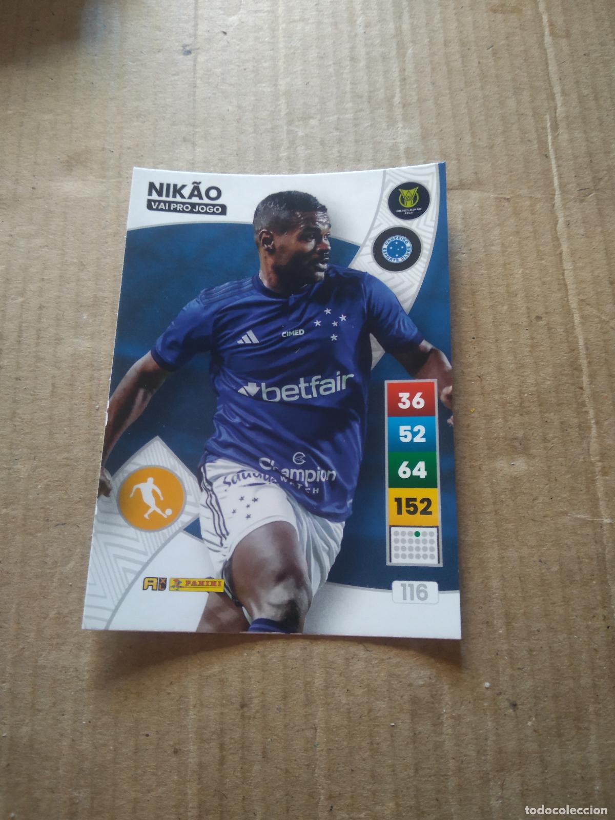 Figurine di Calcio: 116 NIKAO CRUZEIRO CROMO FUTBOL PANINI ADRENALYN LIGA BRASIL 2023 BRASILEIRAO
