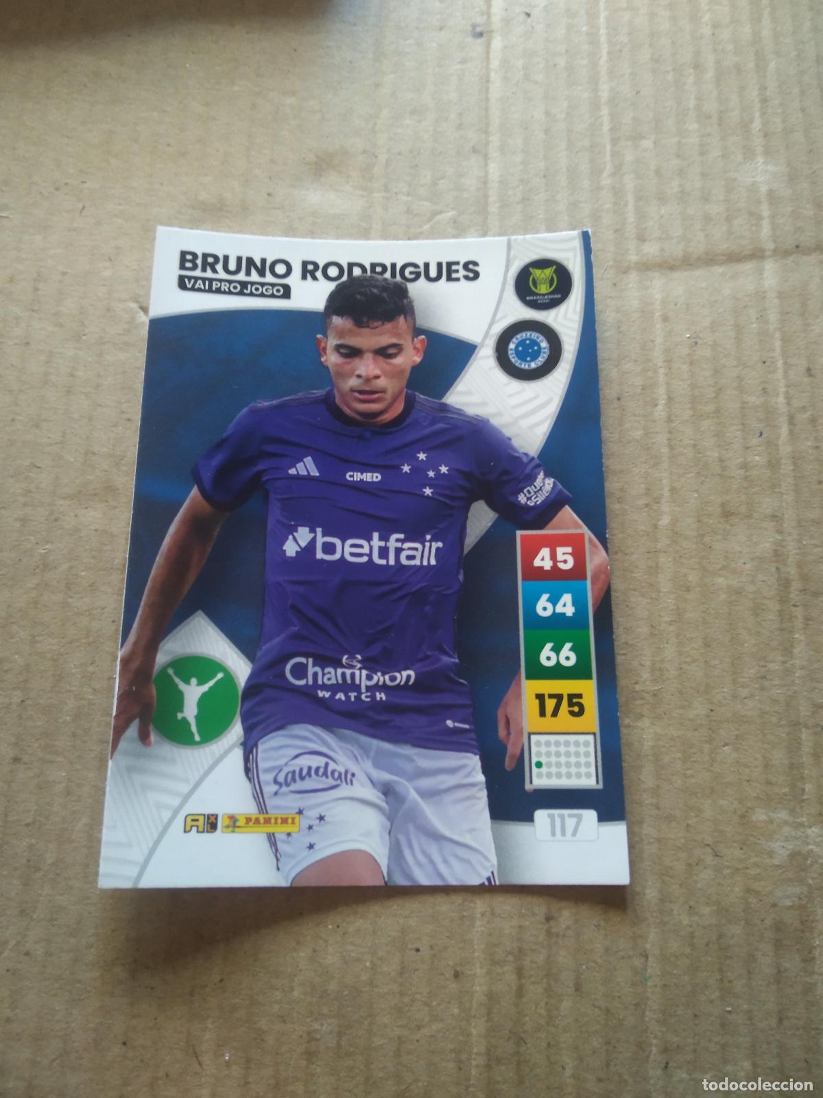 Figurine di Calcio: 117 BRUNO RODRIGUES CRUZEIRO CROMO FUTBOL PANINI ADRENALYN LIGA BRASIL 2023 BRASILEIRAO