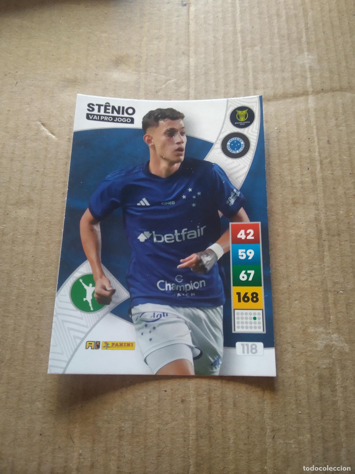 Figurine di Calcio: 118 STENIO CRUZEIRO CROMO FUTBOL PANINI ADRENALYN LIGA BRASIL 2023 BRASILEIRAO